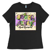 Black booze beads Ladies Tee - MaliasSmallBusiness