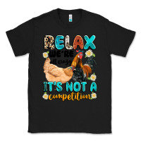 Black relax we're all crazy it's not a competition Classic Tee - Artiststas