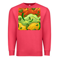 Cardinal mexican sauce and jalapeno seamless pattern Premium Sweatshirt - BundleAndBundleShop
