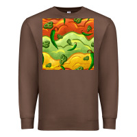 Chestnut mexican sauce and jalapeno seamless pattern Premium Sweatshirt - BundleAndBundleShop