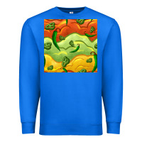 True Royal mexican sauce and jalapeno seamless pattern Premium Sweatshirt - BundleAndBundleShop