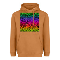 Meerkat colorful leopard seamless pattern Heavyweight Hoodie - BundleAndBundleShop