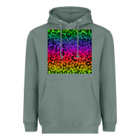Sage colorful leopard seamless pattern Heavyweight Hoodie - BundleAndBundleShop