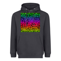 Smoke colorful leopard seamless pattern Heavyweight Hoodie - BundleAndBundleShop