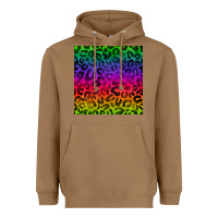 Toasted Coconut colorful leopard seamless pattern Heavyweight Hoodie - BundleAndBundleShop