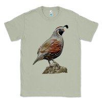 Matcha California Quail Bird Classic Tee - RanaPortraitStore