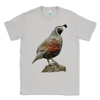 Moon Dust California Quail Bird Classic Tee - RanaPortraitStore
