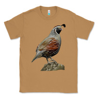Toasted Coconut California Quail Bird Classic Tee - RanaPortraitStore
