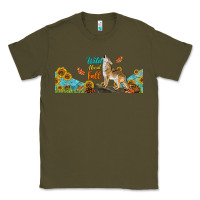 Army Green Wild About Fall Coyote Classic Tee - LillyAllenDesigns