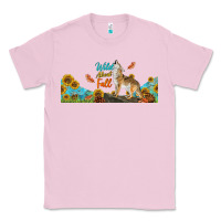 Bubblegum Pink Wild About Fall Coyote Classic Tee - LillyAllenDesigns