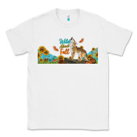 White Wild About Fall Coyote Classic Tee - LillyAllenDesigns