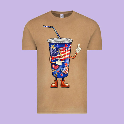 4th Of July Coca Vintage Tee Designed By Barkaloodesign