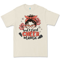 Bone loud&proud mama messy bun Premium Tee - MaliasSmallBusiness