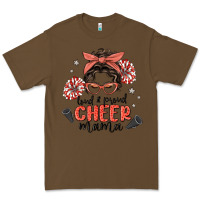 Cacao loud&proud mama messy bun Premium Tee - MaliasSmallBusiness