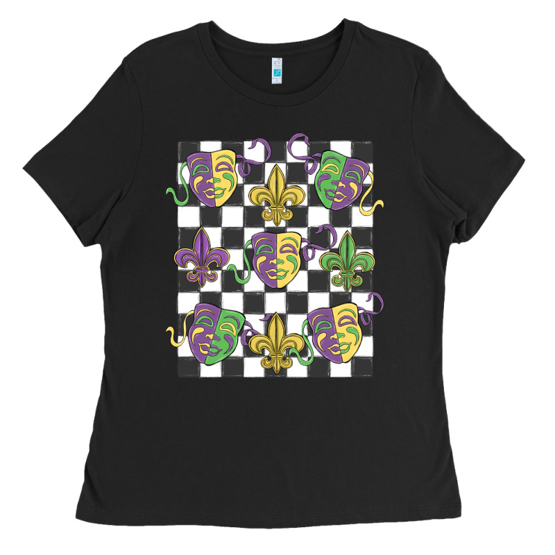 Mardi Gras Ladies Tee by MaliasSmallBusiness | Teevron