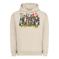 Pigment French Oak fight for autism awareness Urban Hoodie - RacoonDesign