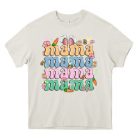 Cream easter mama Heavy Core Tee - MaliasSmallBusiness