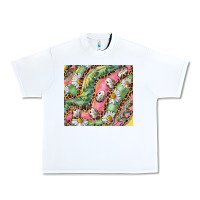 White Easter Quail Egg And Daisy Urban Heavy Tee - RanaPortraitStore