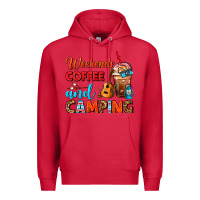 Cardinal weekends coffee and camping frappe coffee Premium Hoodie - FaDigitalArtStudio