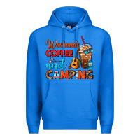 True Royal weekends coffee and camping frappe coffee Premium Hoodie - FaDigitalArtStudio