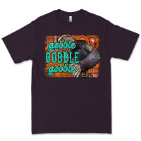 Plum Thanksgiving Turkey Gobble Gobble Premium Tee - NancyCooperArtShop