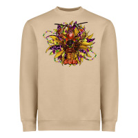Mardi Gras Sunflower Heavyweight Sweatshirt | Teevron