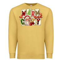 Antique Gold warm and cozy santa Premium Sweatshirt - FaDigitalArtStudio