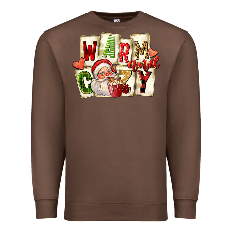 Warm And Cozy Santa Premium Sweatshirt by FaDigitalArtStudio | Teevron