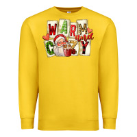 Lemon warm and cozy santa Premium Sweatshirt - FaDigitalArtStudio