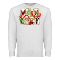 Oatmeal Heather warm and cozy santa Premium Sweatshirt - FaDigitalArtStudio
