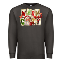 Smoke warm and cozy santa Premium Sweatshirt - FaDigitalArtStudio