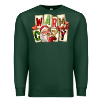 Sports Green warm and cozy santa Premium Sweatshirt - FaDigitalArtStudio