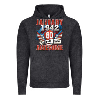 Vintage Black january 1942 80 years of being awesome Vintage Hoodie - Jasminsmagicworld