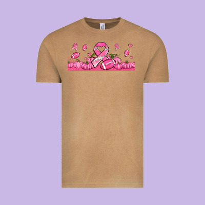 Breast Cancer American Football Vintage Tee Designed By Jasminsmagicworld