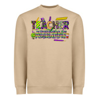 Mushroom mardi gras teacher assistant Heavyweight Sweatshirt - CowGirlArtShop