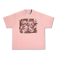Salmon Easter Quail Eggs And Leopard Bunny Urban Heavy Tee - RanaPortraitStore