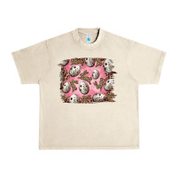 Sandshell Easter Quail Eggs And Leopard Bunny Urban Heavy Tee - RanaPortraitStore
