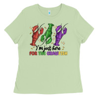 I'm Just Here For The Crawfish Ladies Tee | Teevron