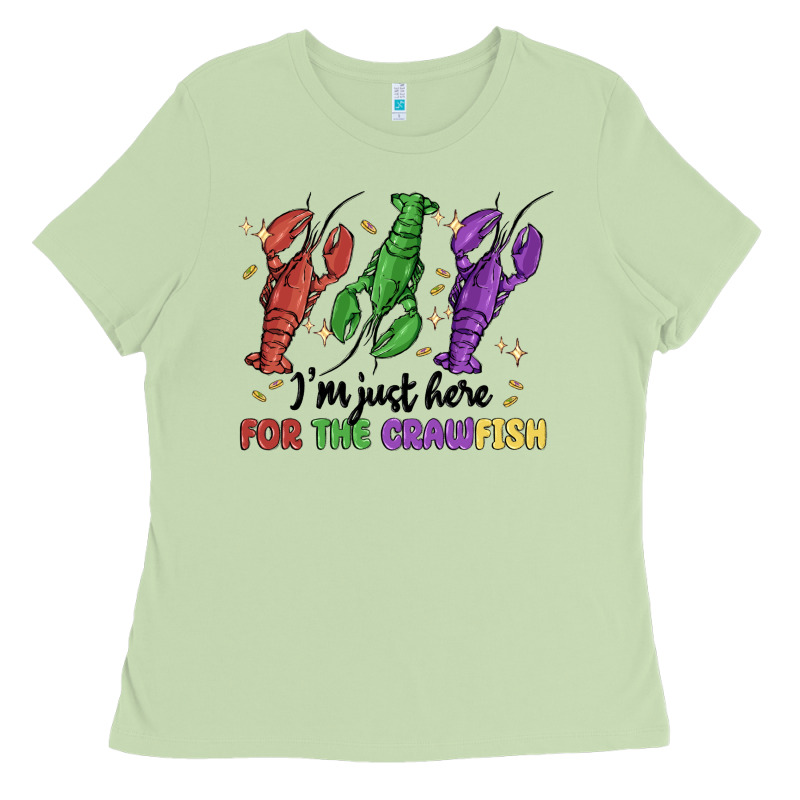 I'm Just Here For The Crawfish Ladies Tee by MaliasSmallBusiness | Teevron