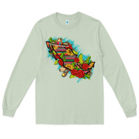 Matcha Mexico Map with Leopard and Sunflowers Long Sleeve Tee - texasbilliewilder