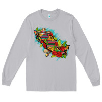 Moon Dust Mexico Map with Leopard and Sunflowers Long Sleeve Tee - texasbilliewilder