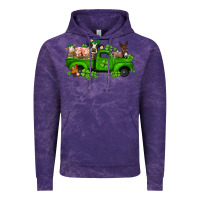 Cloud Purple st patricks farm animals truck Vintage Hoodie - Jasminsmagicworld