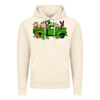 Vintage Artic st patricks farm animals truck Vintage Hoodie - Jasminsmagicworld