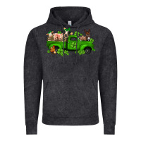 Vintage Black st patricks farm animals truck Vintage Hoodie - Jasminsmagicworld