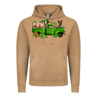 Vintage Camel st patricks farm animals truck Vintage Hoodie - Jasminsmagicworld