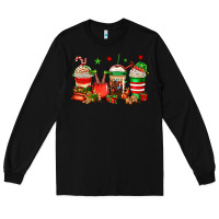 Black Christmas elfs coffee Long Sleeve Tee - Jasminsmagicworld
