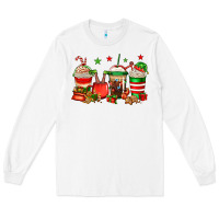 White Christmas elfs coffee Long Sleeve Tee - Jasminsmagicworld