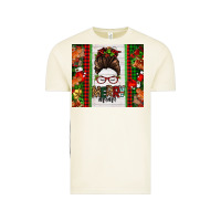 Vintage Arctic Christmas merry mama messy bun Vintage Tee - Jasminsmagicworld