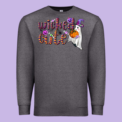 Wicked Cute Premium Sweatshirt Designed By Bundleandbundleshop