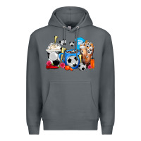 Rock Soccer Coffee Cups Premium Hoodie - FaDigitalArtStudio